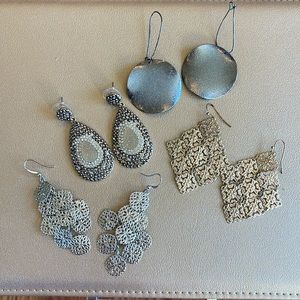 Vintage Costume Statement Earrings